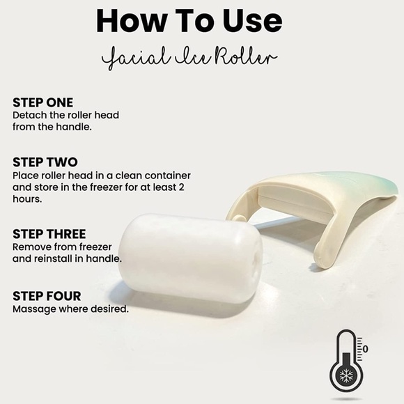 Brand New Ice Roller & Gua Sha Facial Tools Skin Care Set Cryotherapy Anti-Aging - Picture 9 of 9